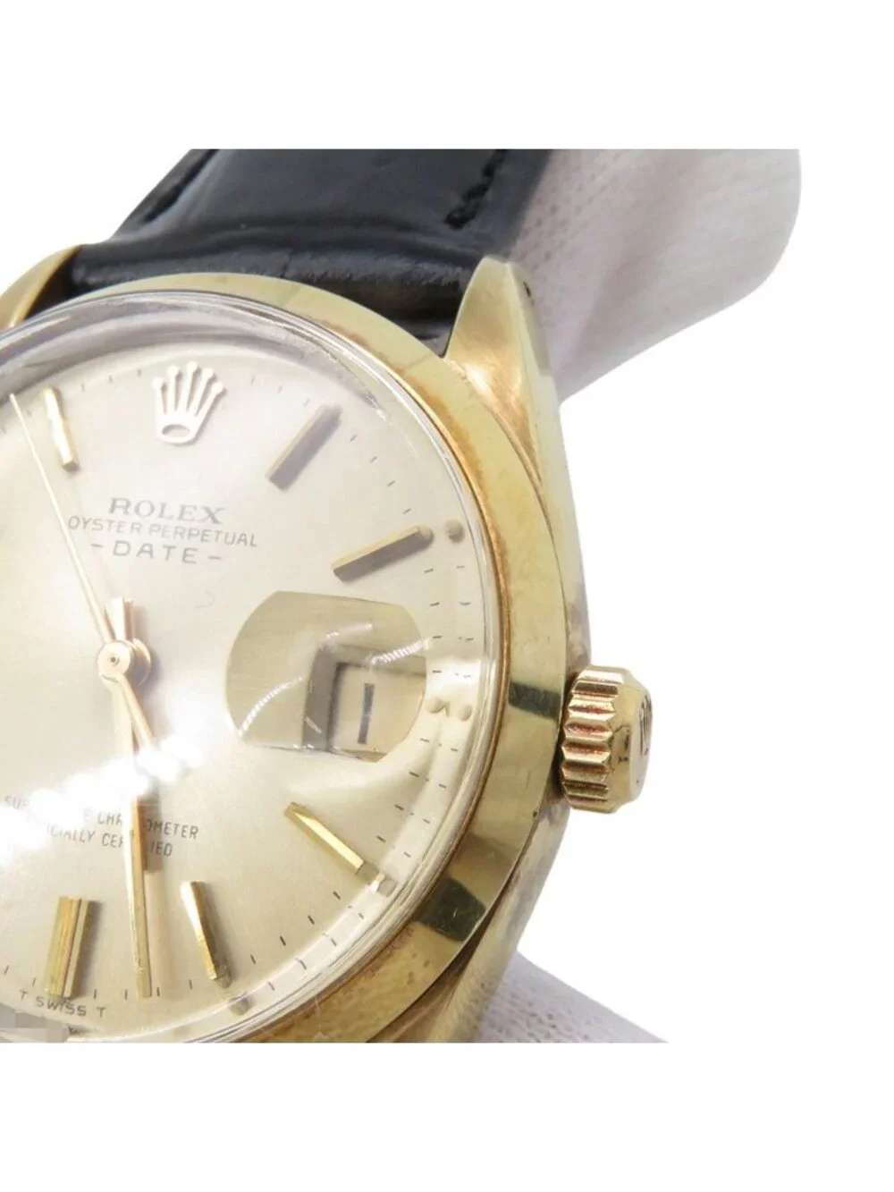 Rolex Oyster Perpetual Date No 29 Watch Champagne Dial Vintage